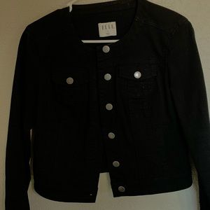 Black jean jacket